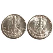 1941 1945 Frosty White Ultra Gem BU Walker Half