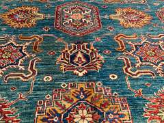 STUNNING FINE SUPER KAZAK RUG 8.9x12