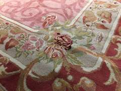 SUPERB VINTAGE ROMANIAN HAND WOVEN RUG 10x14