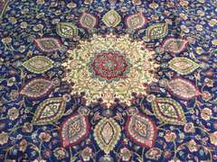 VINTAGE PERSIAN TABRIZ RUG 9.9x13