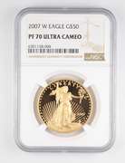 PF70UCAM 2007-W $50 American Gold Eagle - 1 Oz Fine Gold - NGC