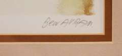 Ben Avram Color Lithograph Signed Ben Avram