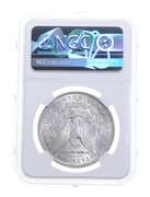 AU58 1891-CC Morgan Silver Dollar TOP-100 VAM-3 Spitting Eagle - NGC