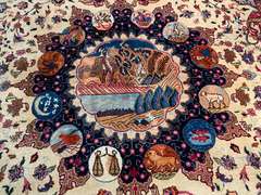 STUNNING PERSIAN MASTERPC RUG 9.6x13
