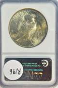 Super Gem BU 1923 Peace Silver Dollar. NGC MS65