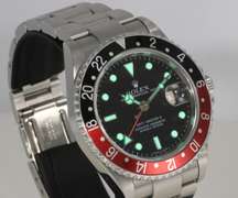 Rolex GMT Master II 40mm with Black and Red Bezel Watch