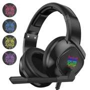 Single-Plug RGB Light-Emitting Gaming Wired Headphone