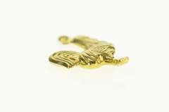 14K Yellow Gold 3D Rooster Farm Animal Morning Symbol Charm/Pendant