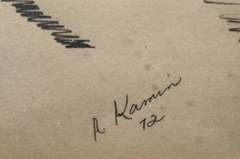 Vintage Still Life Ink Drawing Framed & Signed