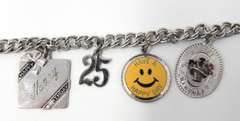 Vintage Sterling Silver Charm Bracelet