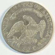 Scarce 1818/7 Capped Bust Half Dollar. Appealing