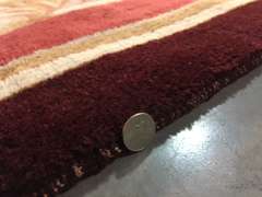 SUPERB VINTAGE ROMANIAN HAND WOVEN RUG 10x14