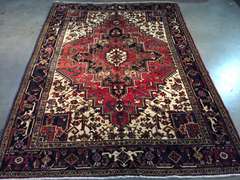 FINE PERSIAN HERIZ RUG 7x9.6