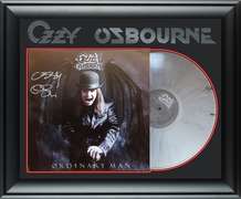 Ozzy Osbourne Autographed Signed Framed Album Lp Flat Display ACOA