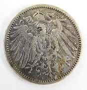 1893 German 1 Mark Silver Coin