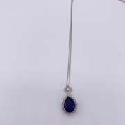 14kt Gold, Amethyst, & Diamond Pendant Necklace