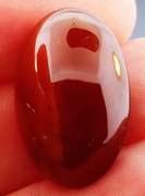 Huge 32.41ct maple red Hessonite Garnet