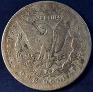 1895-O Morgan Silver Dollar. Well Circulated. Key Date.