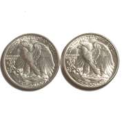 1942 1947 Frosty White BU Walker Half