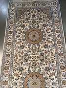 FINE SILK & WOOL KASHAN RUNNER 2.8x11.8