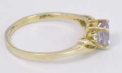 Estate Amethyst Ring in Yellow Gold