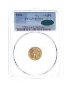 MS64 1888 $1 Indian Princess Head Gold Dollar-Piece CAC - Graded PCGS