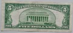 Popular $5 1934 A North Africa Emergency Issue Silver Certificate
