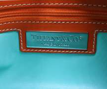 Tiffany & Co Smooth Calf Marlow Tubular Tangerine Leather Hobo Purse