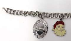 Vintage Sterling Silver Charm Bracelet