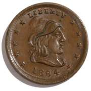 1864 Patriotic Unc Civil War Token