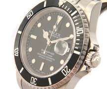 Rolex Submariner Black Bezel on Oyster Bracelet Watch