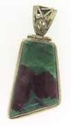 Vintage Sterling Silver Gemstone Pendant