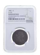 Good Details 1806 Draped Bust Large Cent - Environmental Damage - NGC