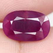 Unheated! 5.23ct enlongated oval cut Ruby