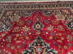 MAGNIFICENT PERSIAN MASHAD RUG 8x11