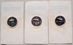 3 Franklin Mint Signers Of the Declaration Sterling Medals