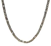 Sterling Silver Figaro Chain Necklace