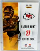 Kareem Hunt Rookie of the Year Football Card