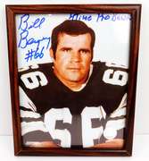Bill Bergy, 4 Time Pro Bowler Autographed Photo