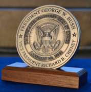 2005 Presidential Inagural Medal, George W. Bush Fine Silver.