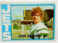 1972 John Riggins Rookie Football Card