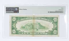1928 $10 FR#2400 (AA Block) Gold Certificate PMG 30 VF - Minor Stains