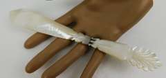 Beautiful Antique Carved Mother of Pearl Letter Opener