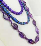 3 Vintage Gemstone Necklaces