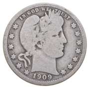 1909-O Barber Quarter