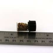 Minature Vial Filled with Pure Gold