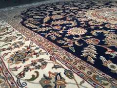 STUNNING SILK &WOOL PERSIAN KASHAN RUG 9x12.2