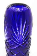 Blue Crystal Vase