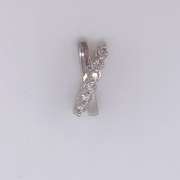 14kt Solid Gold & Diamond Pendant