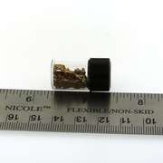 Minature Vial Filled with Pure Gold